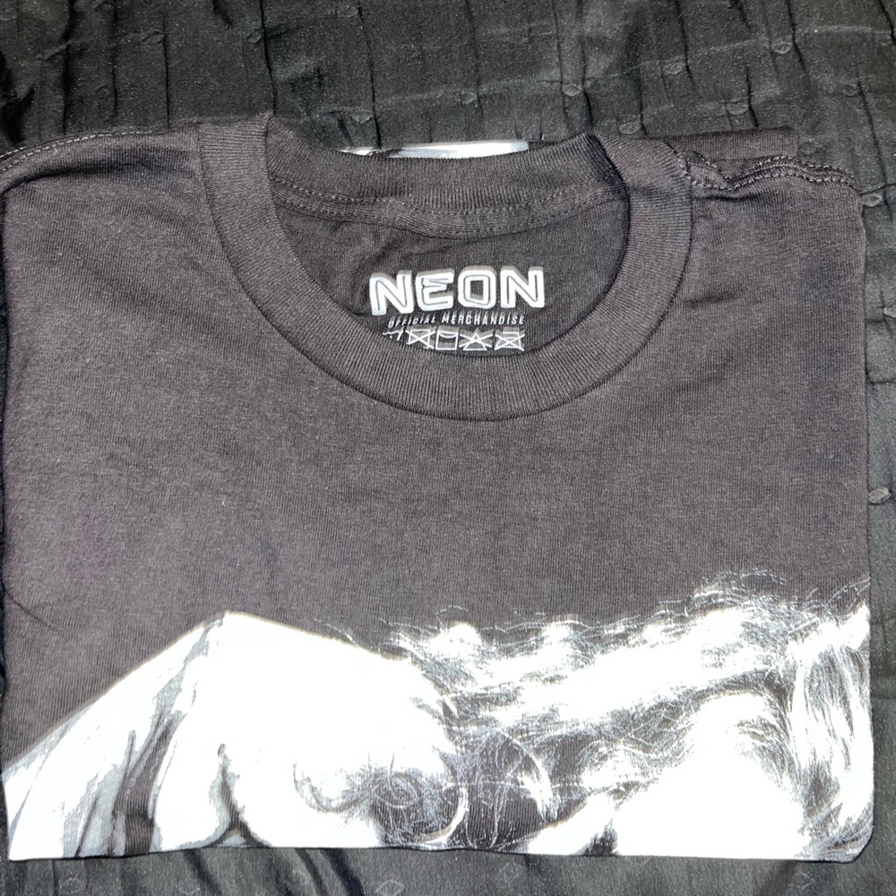 NEON Rated Black Graphic T-Shirt